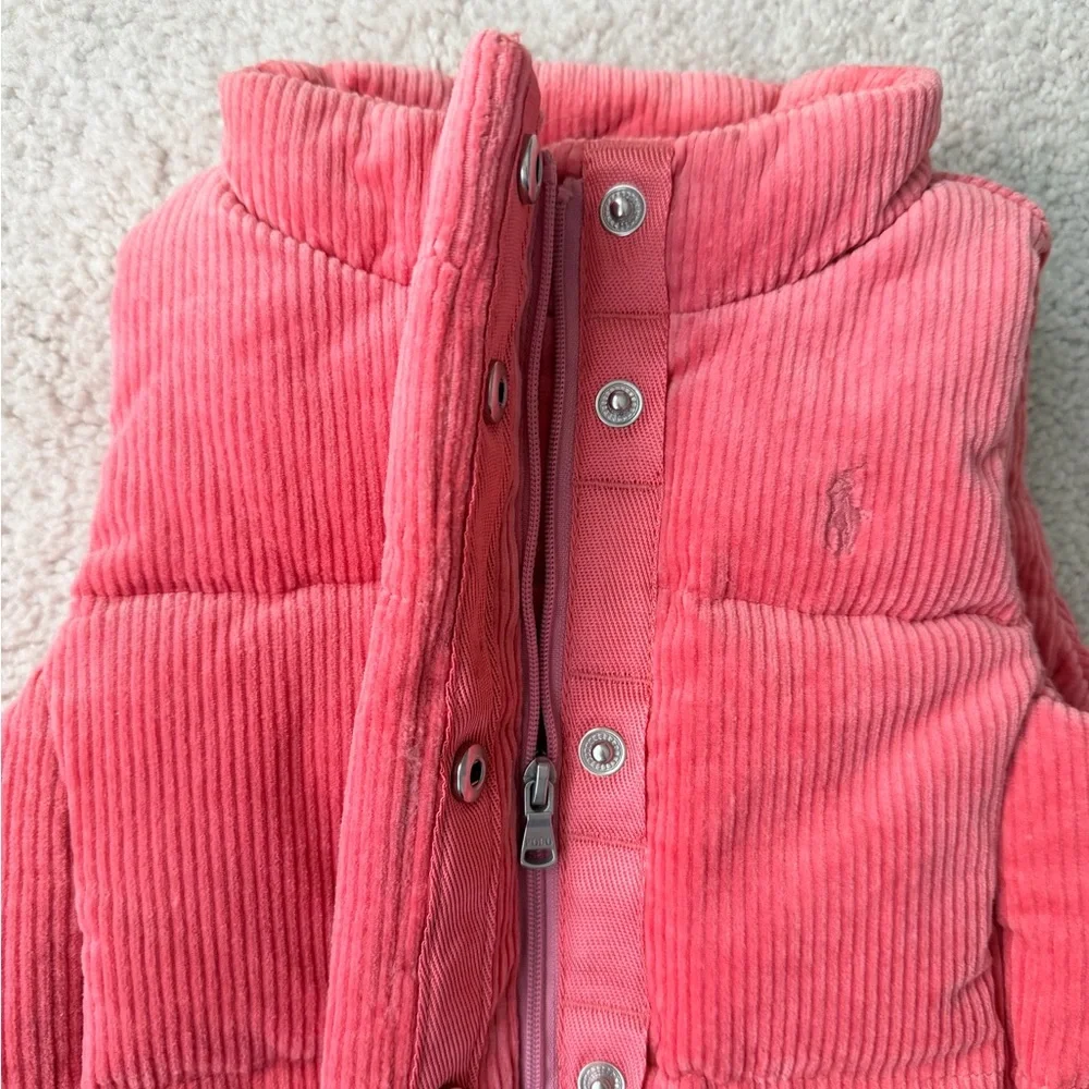 Ralph Lauren Corduroy Puffer Down Vest